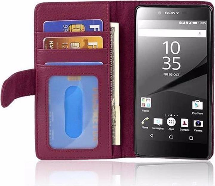 Produktbild Cadorabo Book mit 3 Kartenfächer Cover (Sony Xperia Z5)