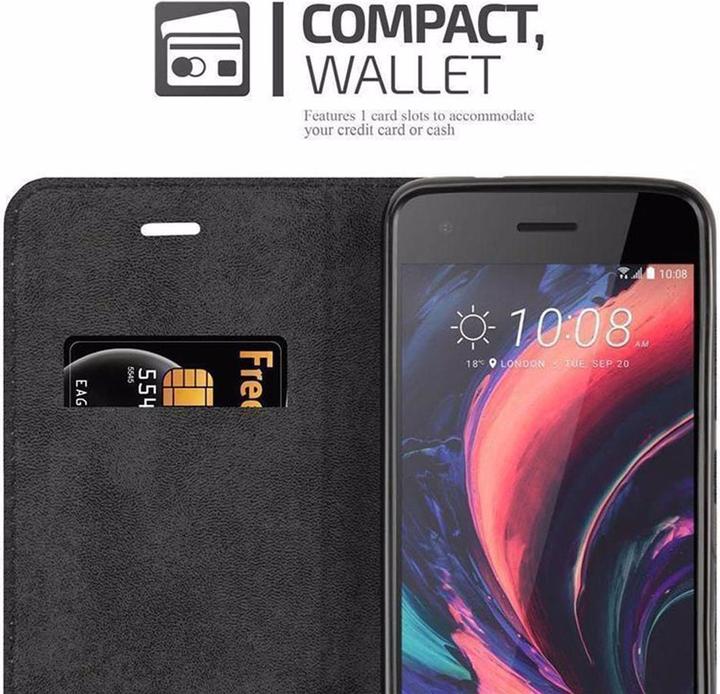 Produktbild Cadorabo Book Invisible Magnet Cover (HTC Desire 10 Pro)