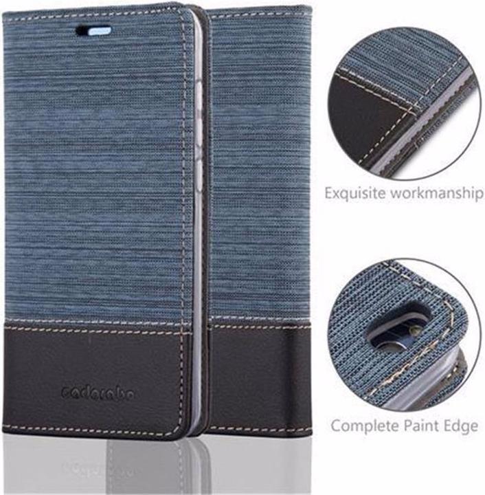 Produktbild Cadorabo Book Jeans Optik Cover (Huawei P8 Lite (2017))