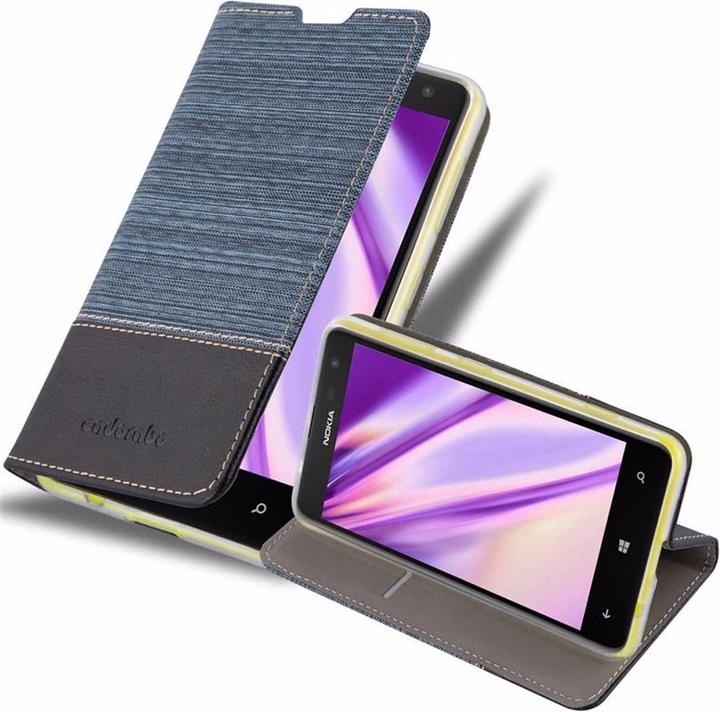 Actual product image Cadorabo Book Jeans Optics Cover (Nokia Lumia 625)