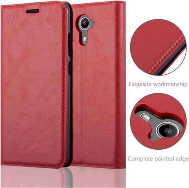 Actual product image Cadorabo Book Invisible Magnet Cover (Wiko U Feel Prime)