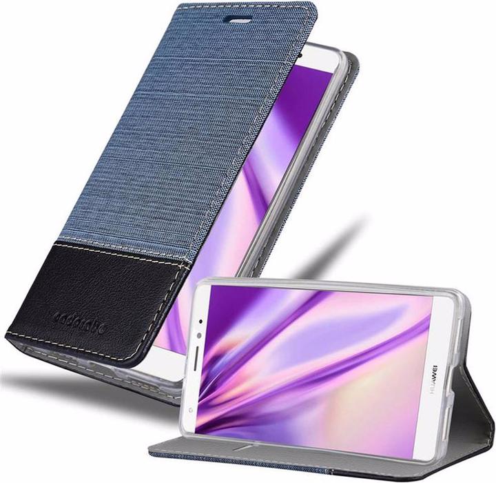 Produktbild Cadorabo Book Jeans Optik Cover (Huawei Mate S)