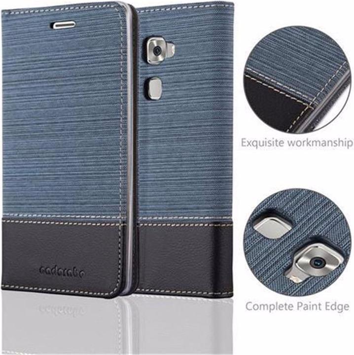 Produktbild Cadorabo Book Jeans Optik Cover (Huawei Mate S)