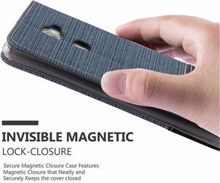 Produktbild Cadorabo Book Jeans Optik Cover (Huawei Mate S)