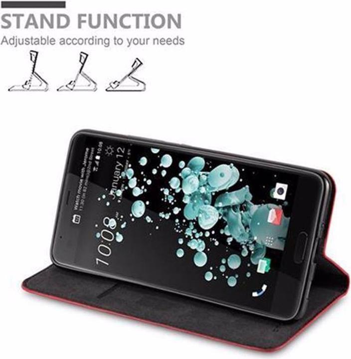 Productafbeelding Cadorabo Boek Onzichtbare Magneethoes (HTC U Ultra)
