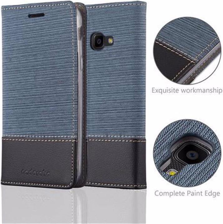 Produktbild Cadorabo Book Jeans Optik Cover (Samsung Galaxy Xcover 4)