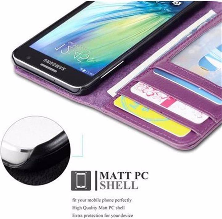 Actual product image Cadorabo Book with 3 card slots cover (Samsung Galaxy A3)