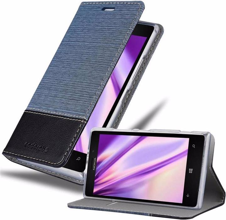 Actual product image Cadorabo Book Jeans Optics Cover (Nokia Lumia 925)