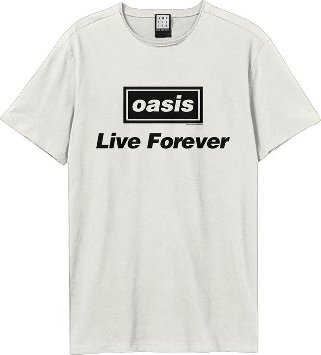 Immagine prodotto Amplified Live Forever Maglietta Oasis Adulto Unisex (M)