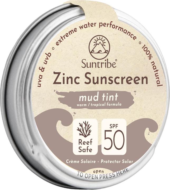 Image du produit Suntribe Crème solaire minérale à base de zinc SPF 50 (Crème solaire, SPF 50, 1 g)