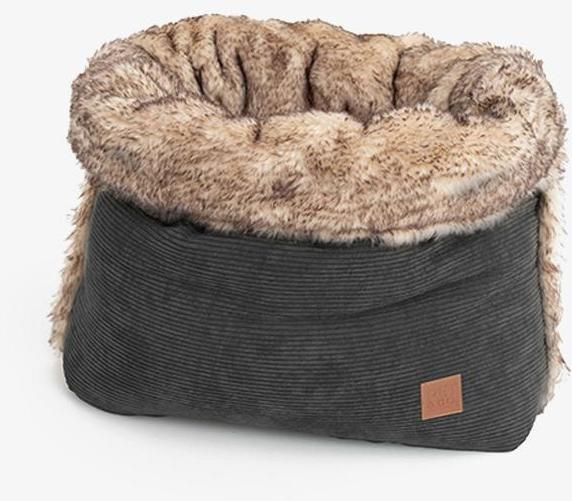 Produktbild Pet & Co. Kuschelsack Snuggle Cord Charcoal S (Hund, Katze)
