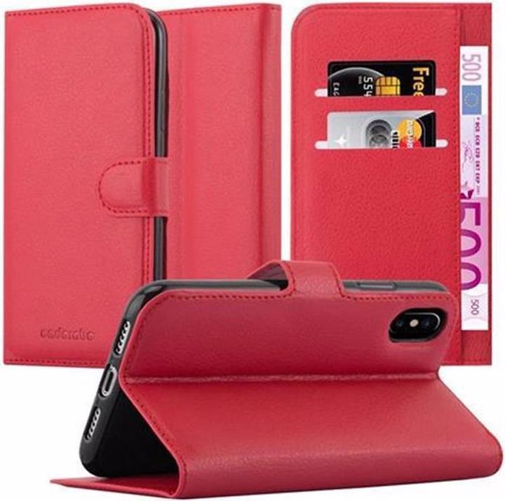Actual product image Cadorabo Book with stand function cover (Apple iPhone X)