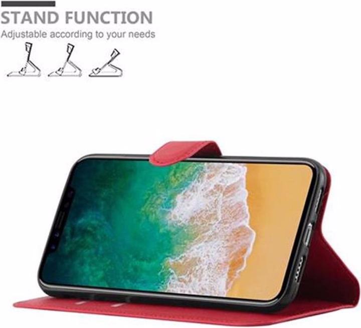 Actual product image Cadorabo Book with stand function cover (Apple iPhone X)