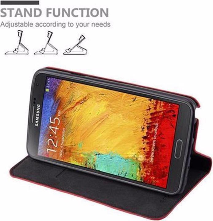 Actual product image Cadorabo Book Invisible Magnet Cover (Samsung Galaxy Note 3 Neo)