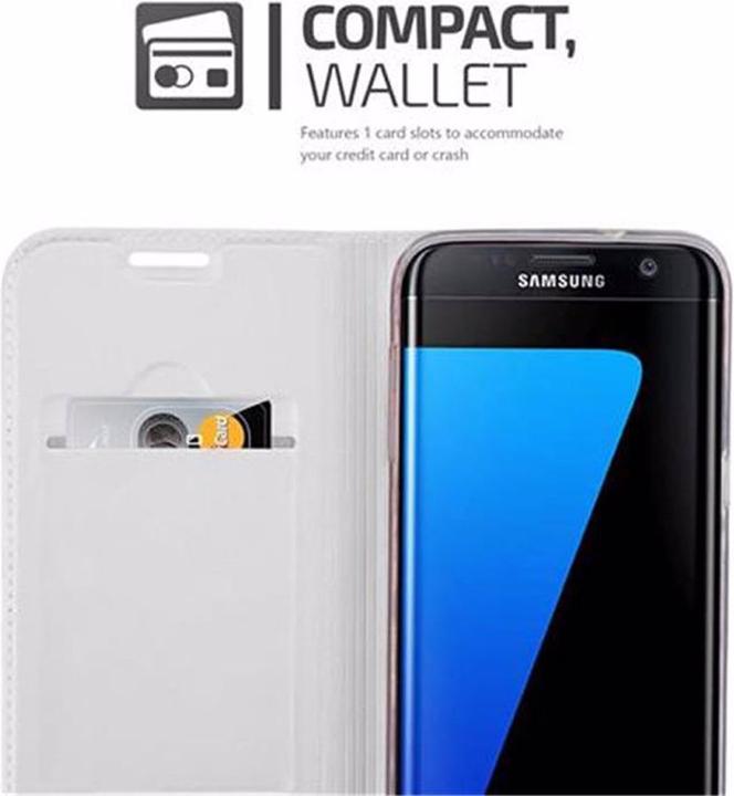 Actual product image Cadorabo Book Classy Style Cover (Samsung Galaxy S7 Edge)