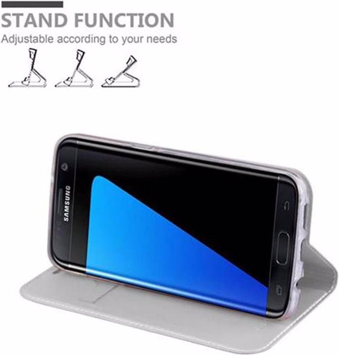 Actual product image Cadorabo Book Classy Style Cover (Samsung Galaxy S7 Edge)