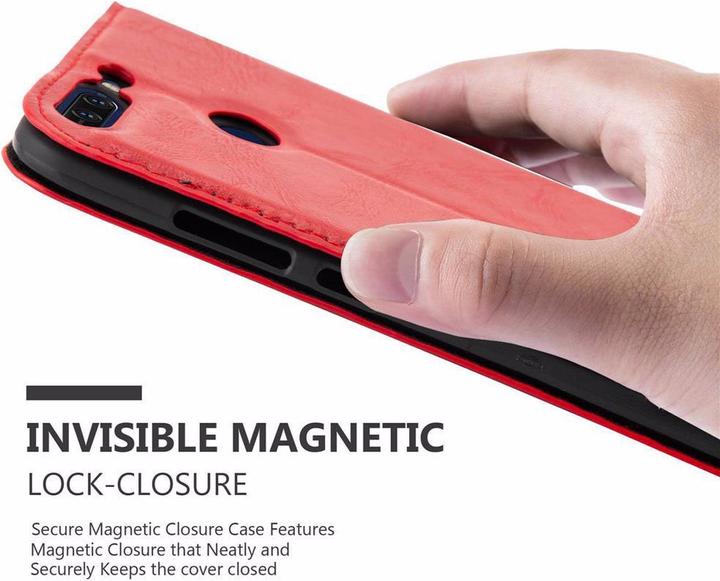 Actual product image Cadorabo Book Invisible Magnet Cover (Honor 8 Pro)