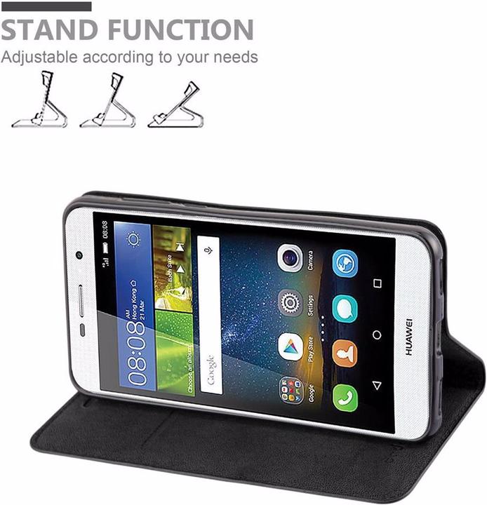 Immagine prodotto Cadorabo Copertina magnetica invisibile del libro (Huawei Y6 (2017))
