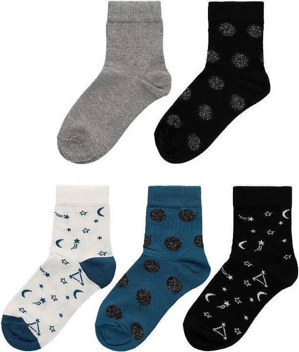 Lenz 5er-Pack Socken für Mädchen (5er Pack, 31, 34)