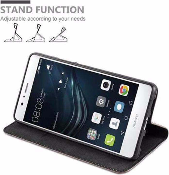 Productafbeelding Cadorabo Boek Onzichtbare Magneethoes (Huawei P9 Lite)