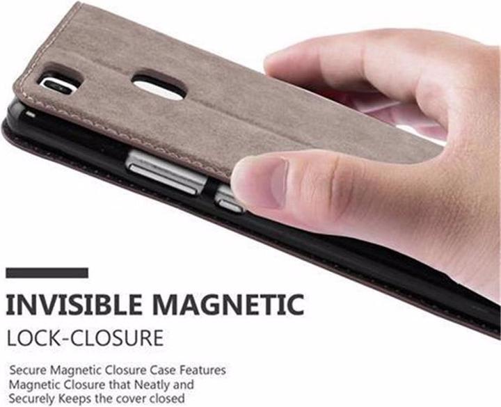 Productafbeelding Cadorabo Boek Onzichtbare Magneethoes (Huawei P9 Lite)