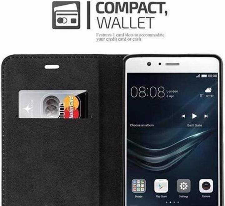 Productafbeelding Cadorabo Boek Onzichtbare Magneethoes (Huawei P9 Lite)