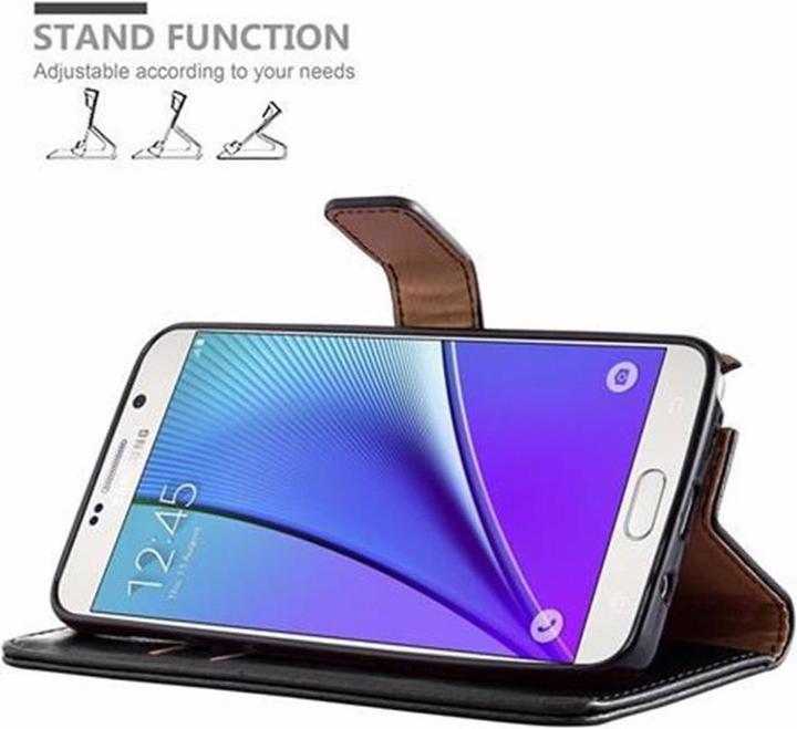 Actual product image Cadorabo Book Luxury Cover (Samsung Galaxy Note 5)