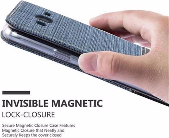 Actual product image Cadorabo Book Jeans Optics Cover (Samsung Galaxy J3 (2016))