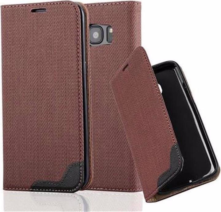 Produktbild Cadorabo Book Bast Optik Cover (Samsung Galaxy S7 Edge)