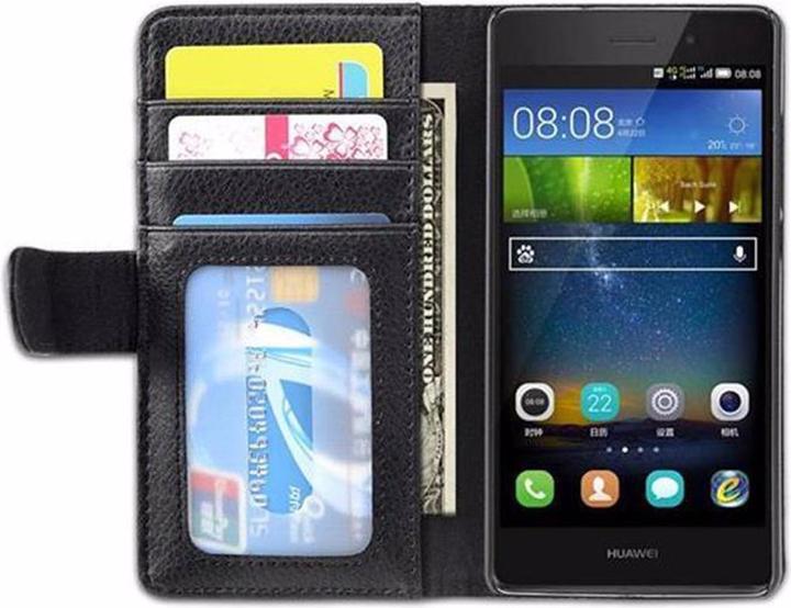 Produktbild Cadorabo Book mit 3 Kartenfächer Cover (Huawei P8 Lite)