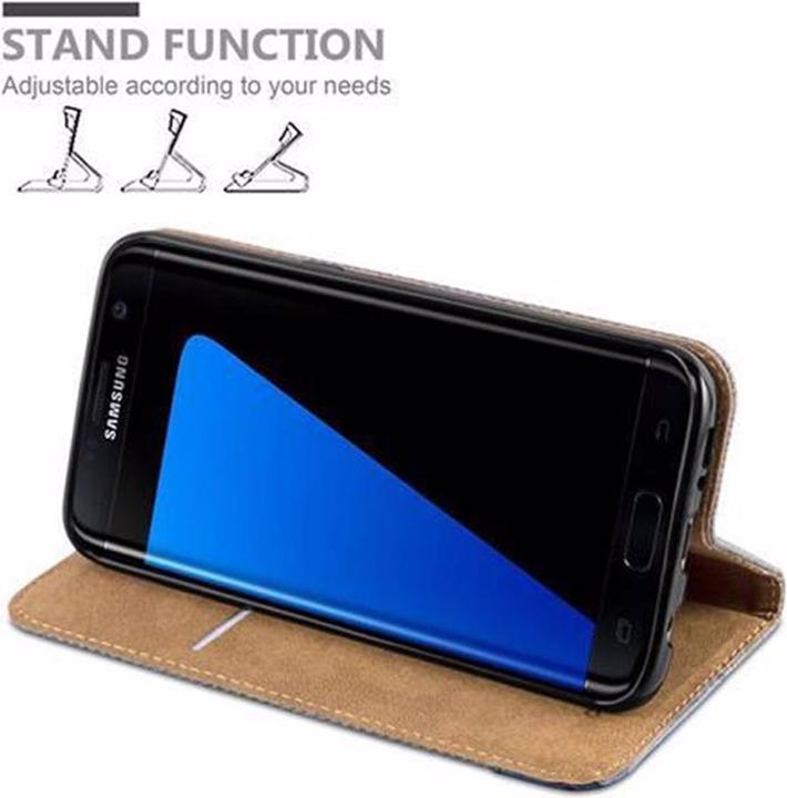Actual product image Cadorabo Book Bast Optics Cover (Samsung Galaxy S7 Edge)