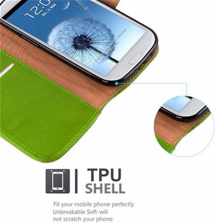 Produktbild Cadorabo Book Luxury Cover (Samsung Galaxy S3)