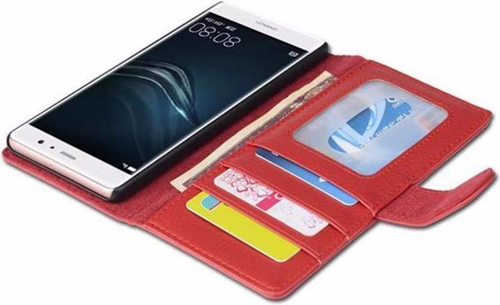 Actual product image Cadorabo Book with 3 card slots cover (Huawei P9)