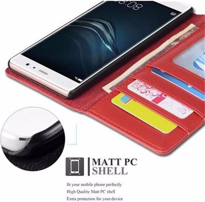 Actual product image Cadorabo Book with 3 card slots cover (Huawei P9)