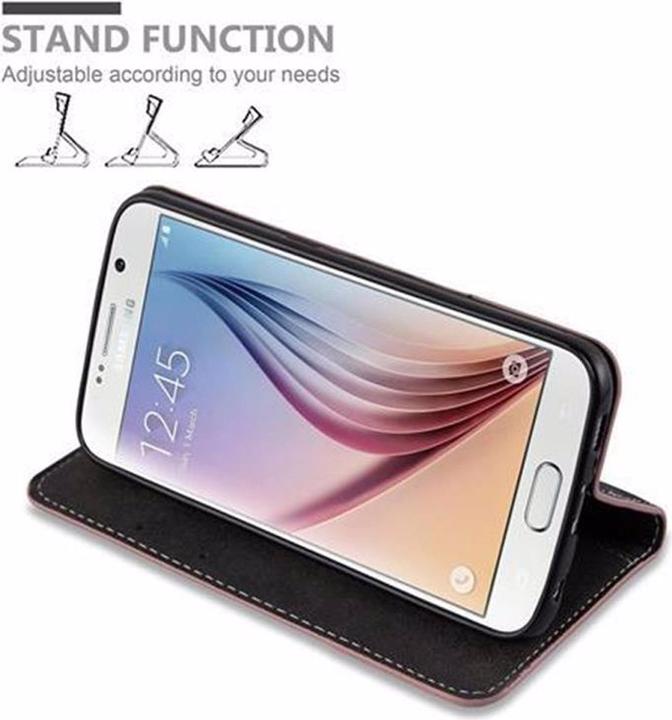 Actual product image Cadorabo Book X Wallet Cover (Samsung Galaxy S6)