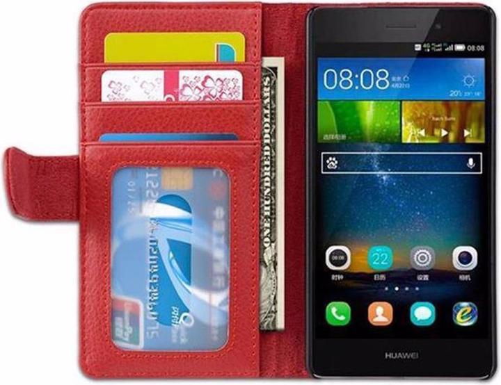 Produktbild Cadorabo Book mit 3 Kartenfächer Cover (Huawei P8 Lite)