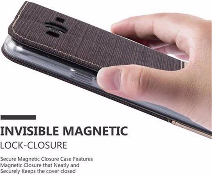 Produktbild Cadorabo Book Jeans Optik Cover (Samsung Galaxy J3 (2016))
