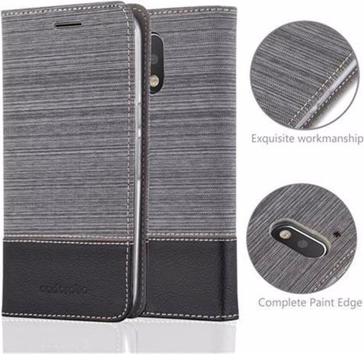 Actual product image Cadorabo Book Jeans Optics Cover (Motorola Moto G4 Plus, Motorola Moto G4)