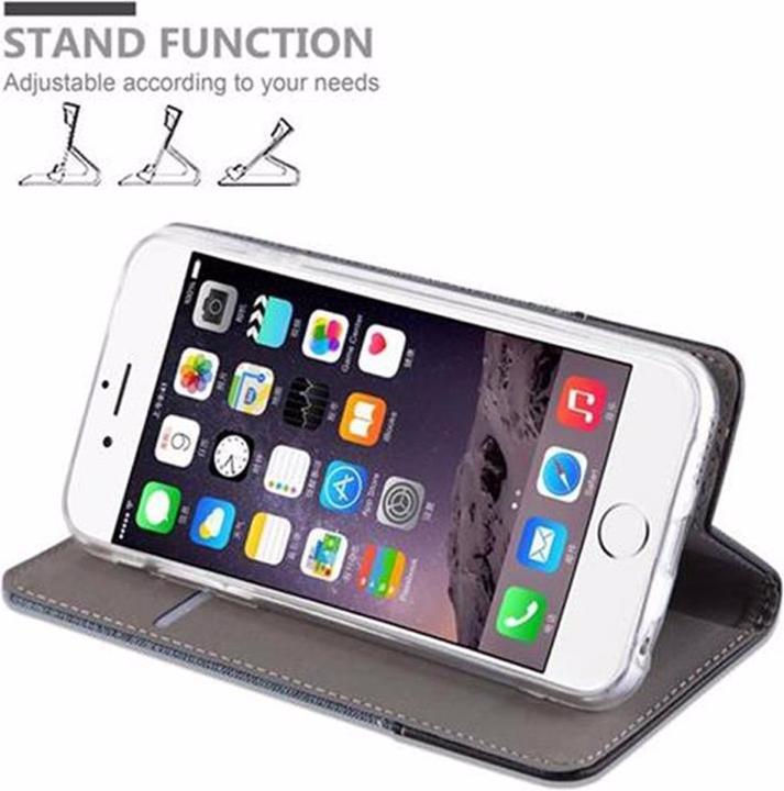 Produktbild Cadorabo Book Jeans Optik Cover (Apple iPhone 6 Plus)