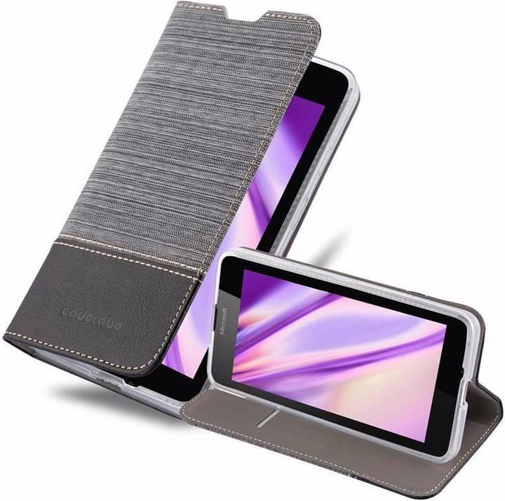 Produktbild Cadorabo Book Jeans Optik Cover (Microsoft Lumia 640)