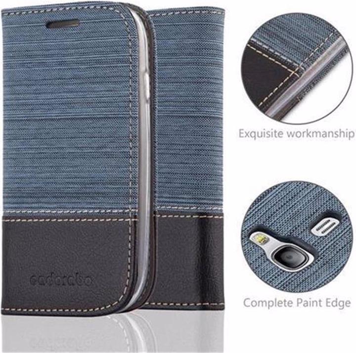 Actual product image Cadorabo Book Jeans Optics Cover (Samsung Galaxy S3 Mini)
