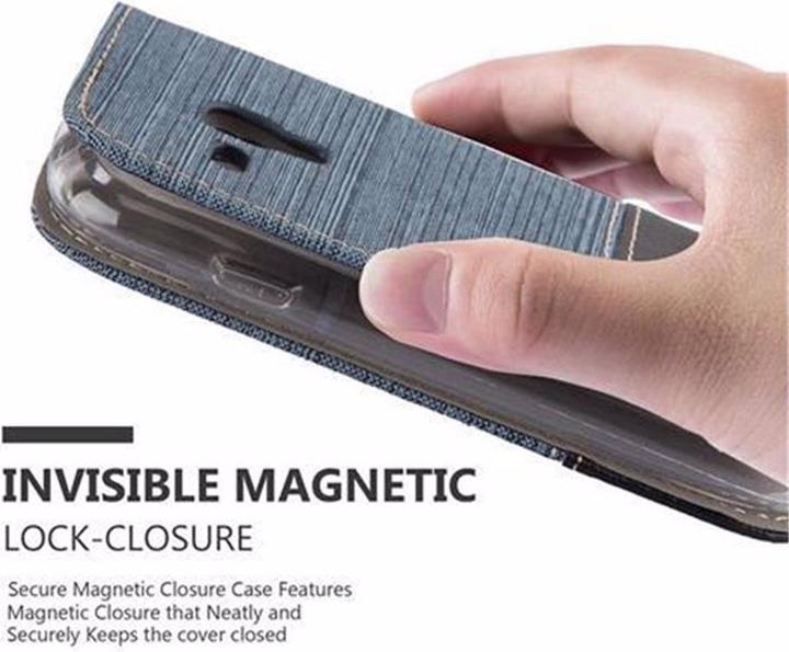 Actual product image Cadorabo Book Jeans Optics Cover (Samsung Galaxy S3 Mini)