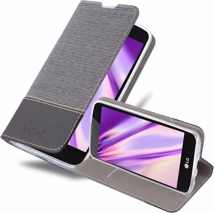 Produktbild Cadorabo Book Jeans Optik Cover (LG K8)
