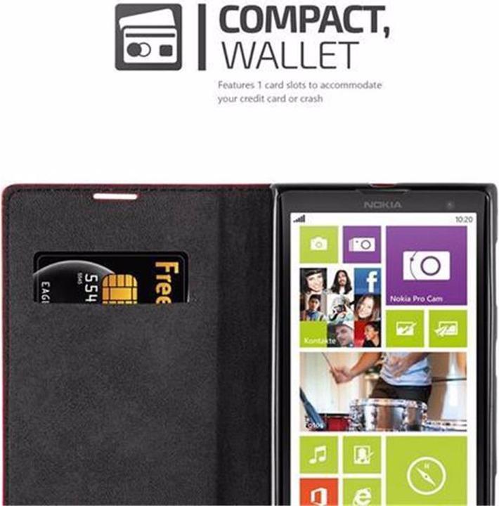Actual product image Cadorabo Book Invisible Magnet Cover (Nokia Lumia 1020)