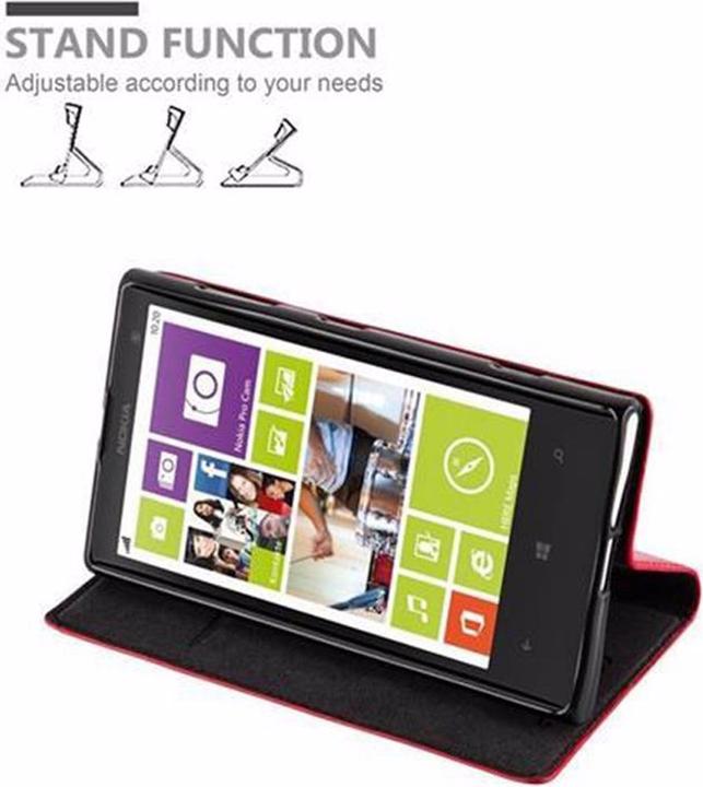 Actual product image Cadorabo Book Invisible Magnet Cover (Nokia Lumia 1020)