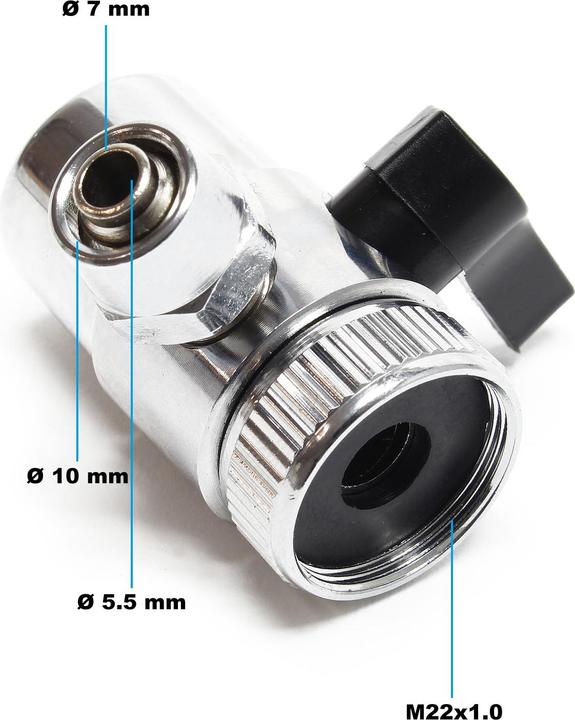 Produktbild Naturewater Zweiwegehahn Wasserhahn Adapter