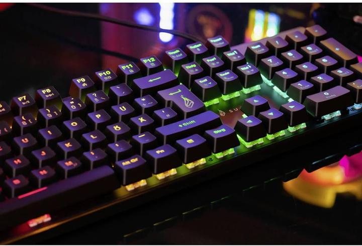 Produktbild SureFire Gaming KingPin M2 Kabelgebunden, USB Gaming-Tastatur Beleuchtet, Multimediatasten US-Engli (US, Kabelgebunden)
