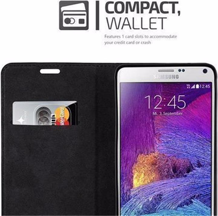 Actual product image Cadorabo Book Invisible Magnet Cover (Samsung Galaxy Note 4)