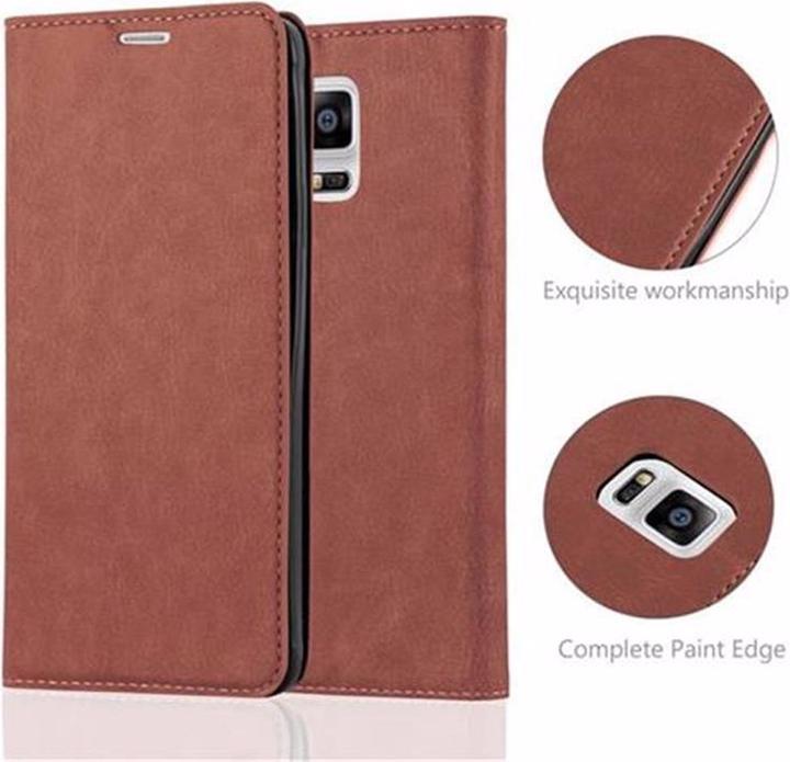 Actual product image Cadorabo Book Invisible Magnet Cover (Samsung Galaxy Note 4)