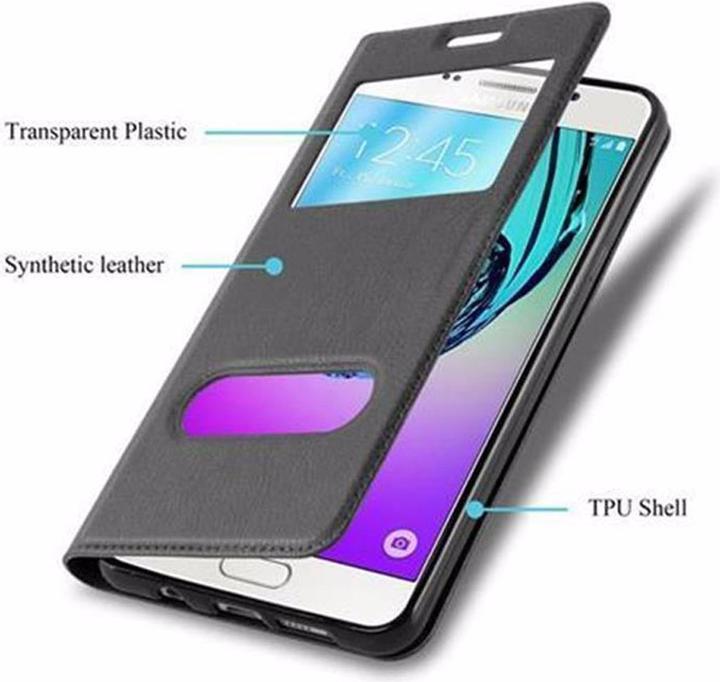 Produktbild Cadorabo Book mit View Doppelfenster Cover (Samsung Galaxy A3 (2016))